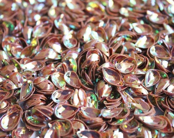 100 lantejoulas em formato de lágrima de arco-íris/KBOS373