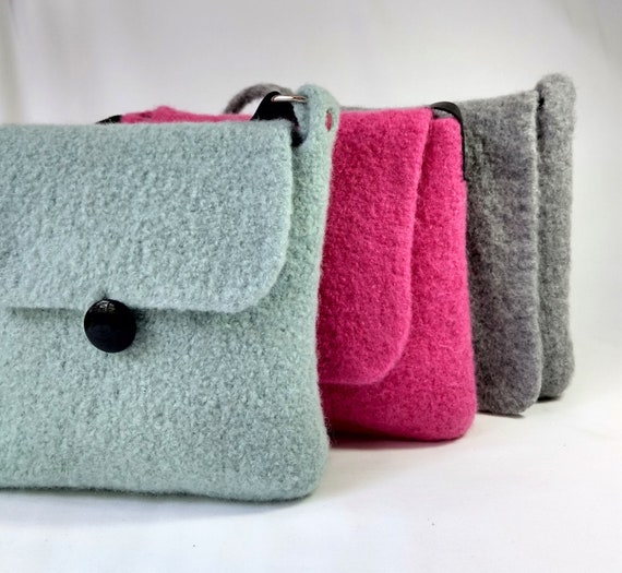 Felted Hipster Bags Knitting Pattern Felted Wool Shoulder Messenger Bag  Purse Two Sizes Women Girls Teen Tutorial for Fabric Lining - Etsy