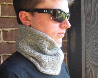 Knitting Pattern cowl neckwarmer unisex men women Wicked Easy Warmer sales support the Wounded Warrior Project