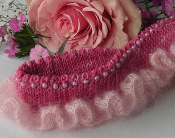 Wedding Garters - Knitting Pattern PDF - bridal garter gift wedding - easy quick gift to knit - three designs