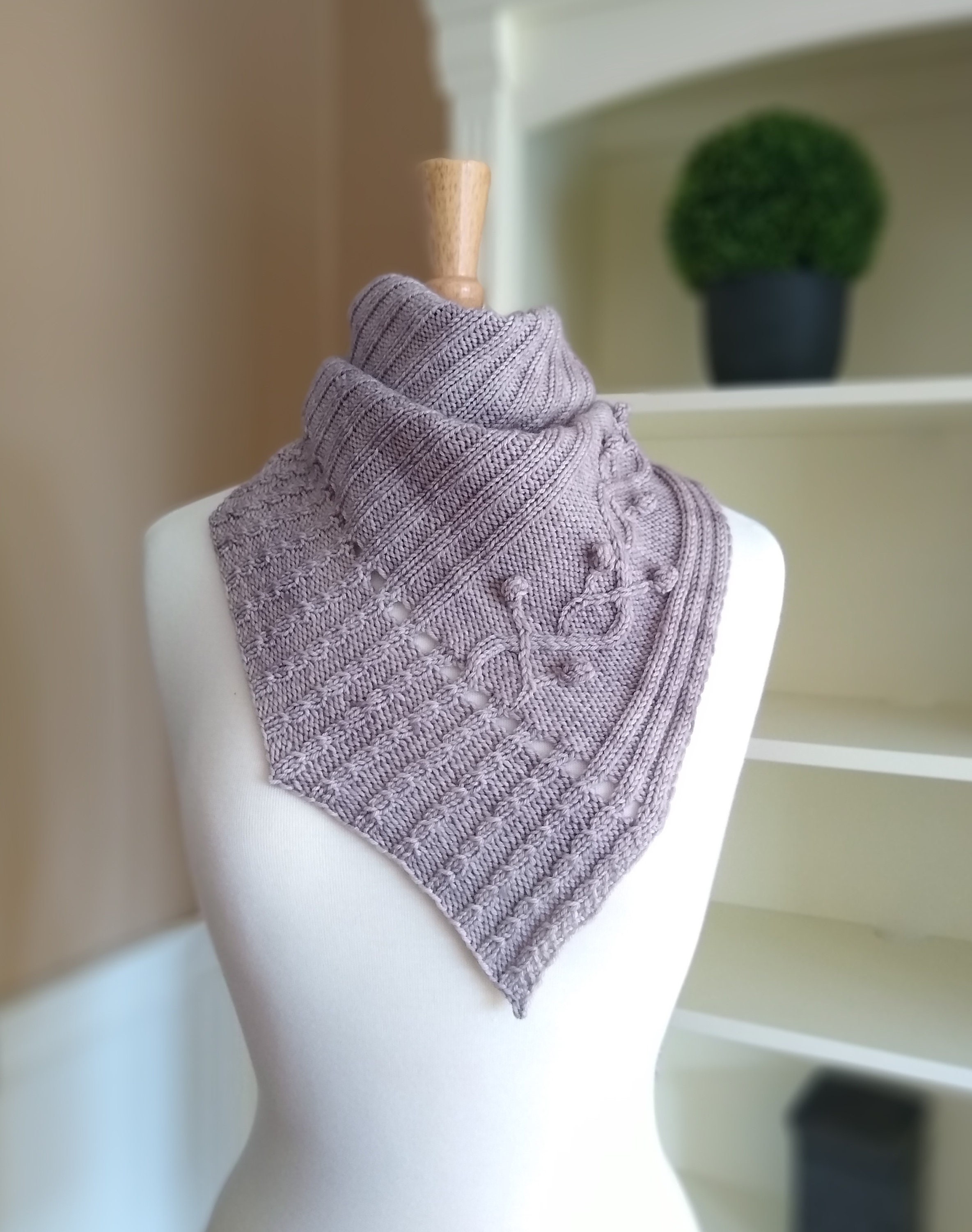 Easy Knitting Pattern for Sport Weight Yarn Scarf Shawl Cowl Etsy