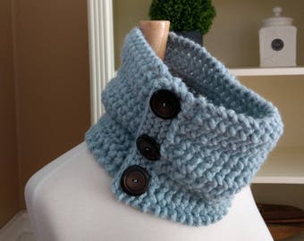 Cowl Knitting Pattern - Winter Lace Cowl - two styles - quick and easy knit for gifts - cowl neckwarmer - bulky or super bulky yarn