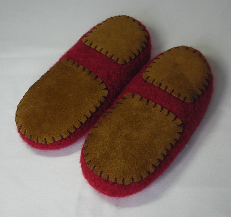 womens leather sole slippers