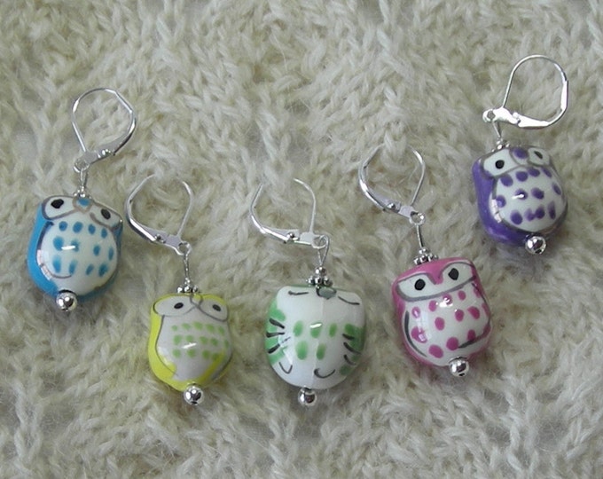 Owl Stitch Markers Crochet Stitch Markers Knitting Stitch Etsy