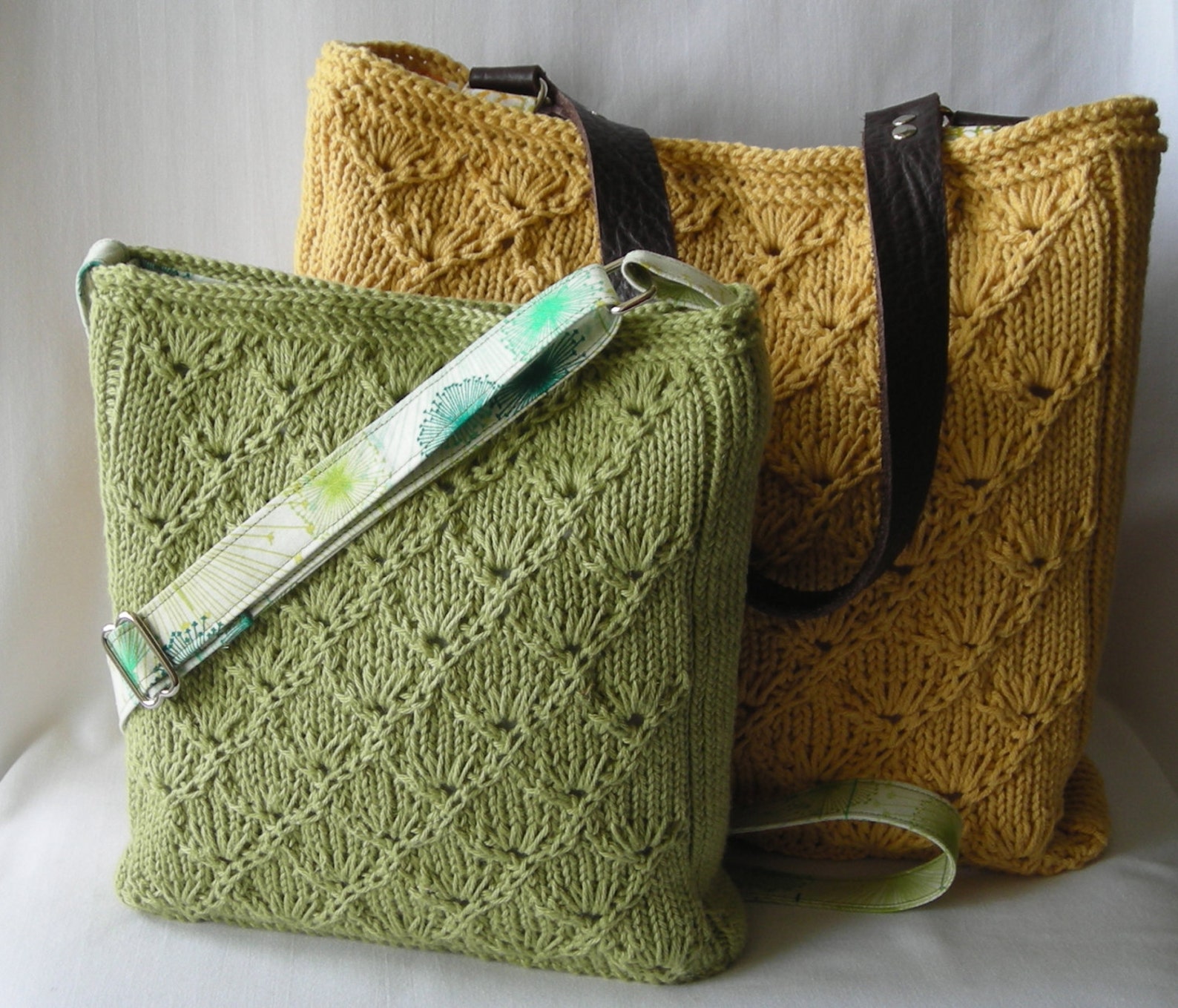 Knitting Pattern Hipster Bag Tote Handbag Purse Espalier Bags Etsy