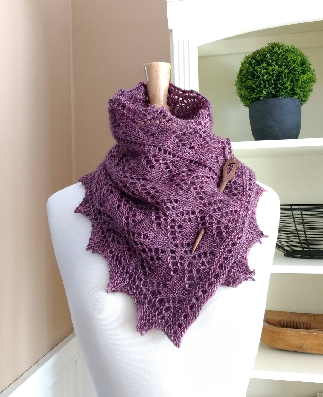 janesmith✨cotton polyester lace scarf JANE SMITH/ジェーンスミス LACE SCARF スカーフ 25SAC-#729SB