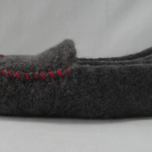 Knitting Pattern PDF Men's Felted Wool Loafers Mocs Slippers DIY Christmas gift, Hygge cozy resell permission BULKY weight yarn image 3