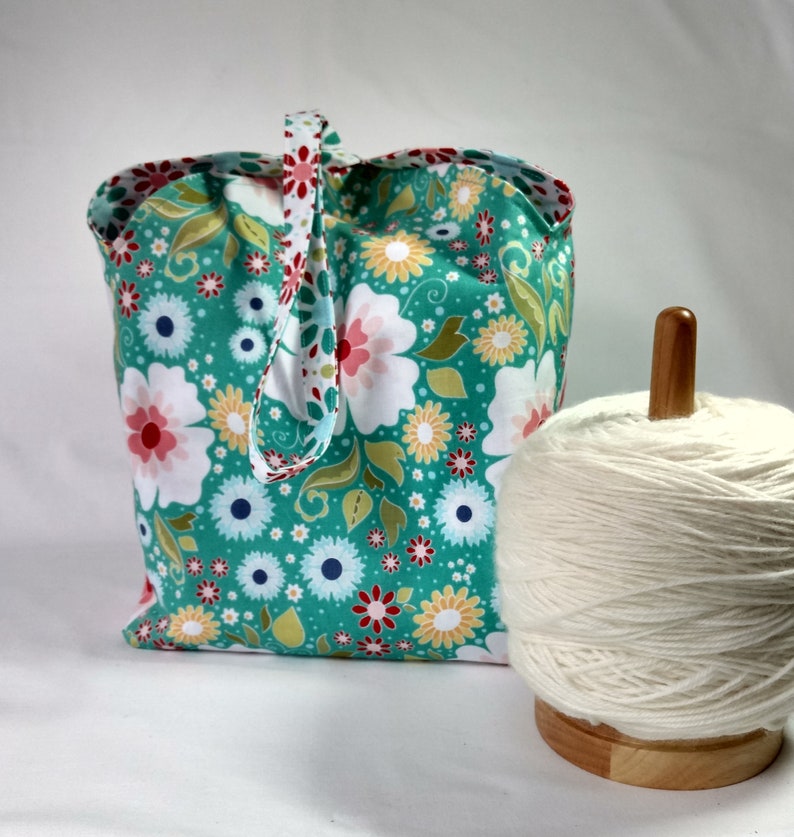 Knitting Crochet Project Bag Wip Yarn Shawl Scarf Sock Bag Tulip Bag Drawstring Wristlet Pouch Pink Green Floral Free Knitting Pattern Knitting Crochet Project Bag Wip Yarn Shawl Scarf Sock Bag Tulip Bag Drawstring Wristlet Pouch Pink Green Floral Free Knitting Pattern