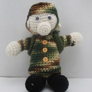 Teddy Bear in Army Combat Uniform, Teddy Bear for Veterans, Memorial Day, Deployment, National Guard Bear, Plush Army Bear, Camoflauge