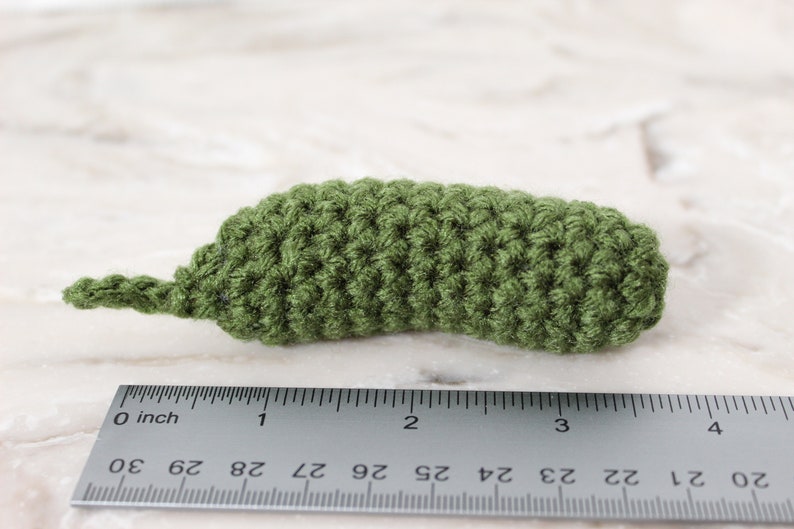 Crochet Pickle, Pickle Cucumber Play Food, Christmas Pickle, Pretend Play Food, Kitchen Baby Toy, Toy Play Kitchen, Crochet Play Food Toys image 8