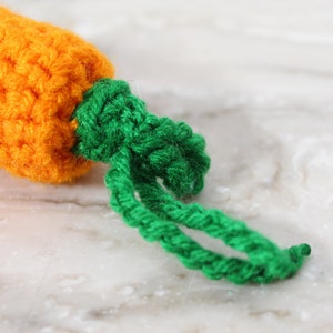 Crochet Carrot, Orange Carrot, Crochet Play Food, Crochet Vegetables, Pretend Play Food, Kitchen Baby Toy, Play Kitchen, Crochet Food Toys image 10