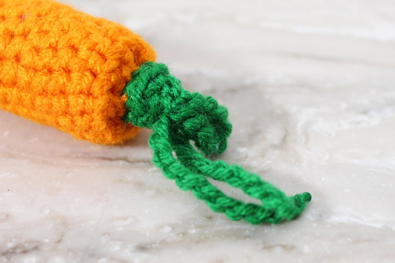 Crochet Carrot, Orange Carrot, Crochet Play Food, Crochet Vegetables, Pretend Play Food, Kitchen Baby Toy, Play Kitchen, Crochet Food Toys image 10