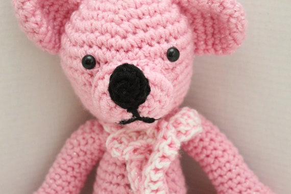yarn teddy bear