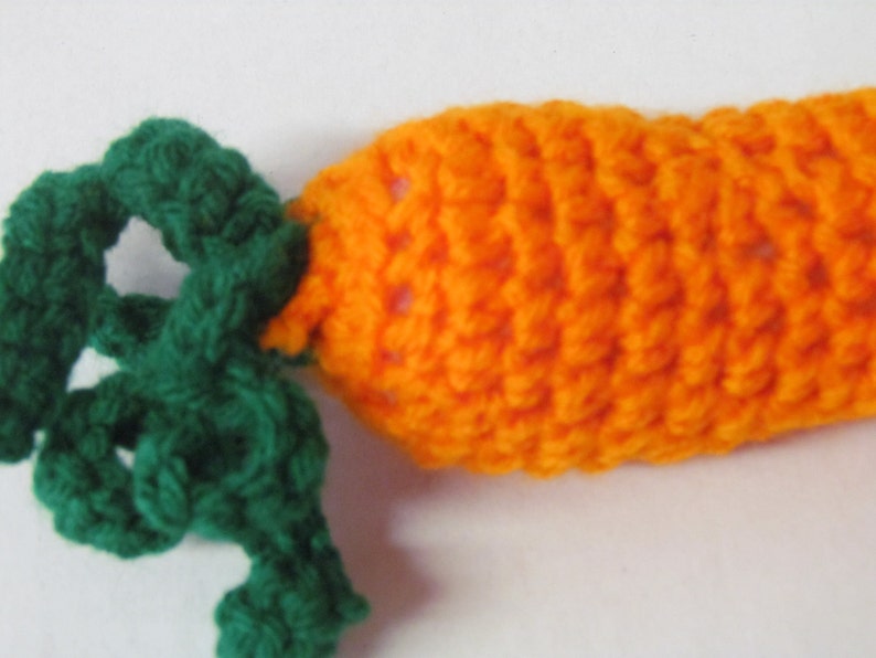 Crochet Carrot, Orange Carrot, Crochet Play Food, Crochet Vegetables, Pretend Play Food, Kitchen Baby Toy, Play Kitchen, Crochet Food Toys image 6