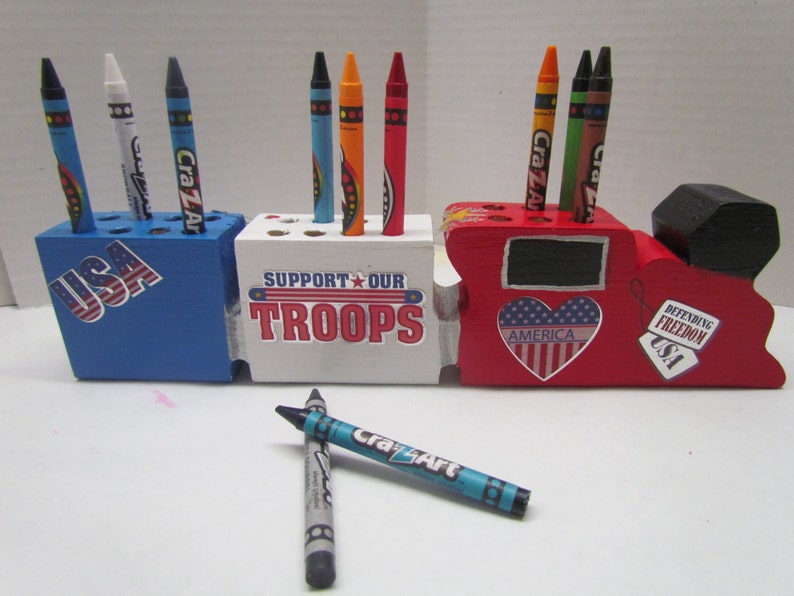 Military Crayon Holdersupport Our Troops Crayon