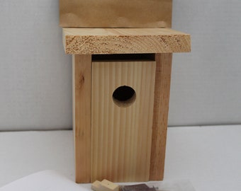 DIY Wooden Birdhouse Kit: Kids Craft Project