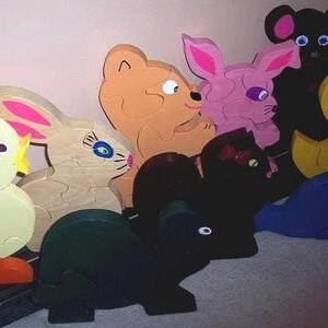 Puzzle, Wooden Puzzle, Puzzle for Toddlers, Educational Developmental Toy, Animal Puzzles, Learning Toy, First Puzzle, Big Pieces Puzzle/Toy