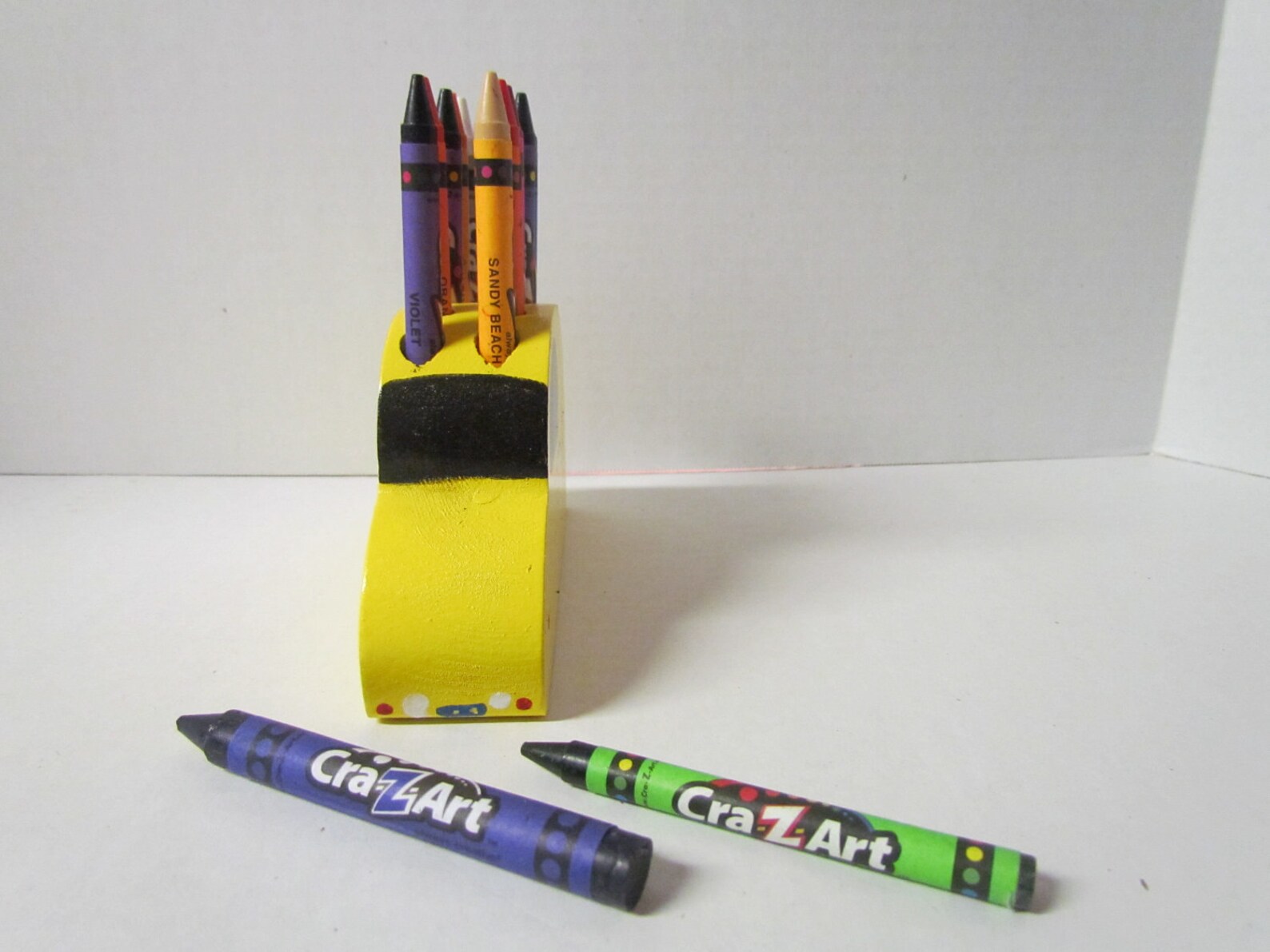 Crayon Holdercar Crayon Holdervolkswagon Toywooden Etsy