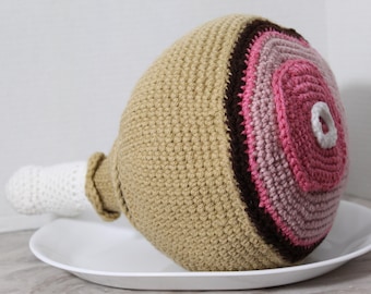Crochet Ham Play Food: Handmade Thanksgiving Amigurumi