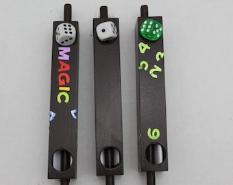Handmade Wooden Dice Magic Trick: Party Favor