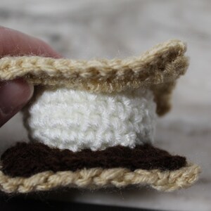 Smore, Campfire Food, Camping Food, Kids Play Food, Pretend Play, Crochet Smore, Dessert, Kids Play Kitchen, Crochet Smore, Amigurumi, Toy image 10