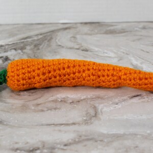 Crochet Carrot, Orange Carrot, Crochet Play Food, Crochet Vegetables, Pretend Play Food, Kitchen Baby Toy, Play Kitchen, Crochet Food Toys image 9