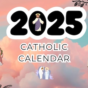 Catholic Liturgical Calendar with Feast Days
