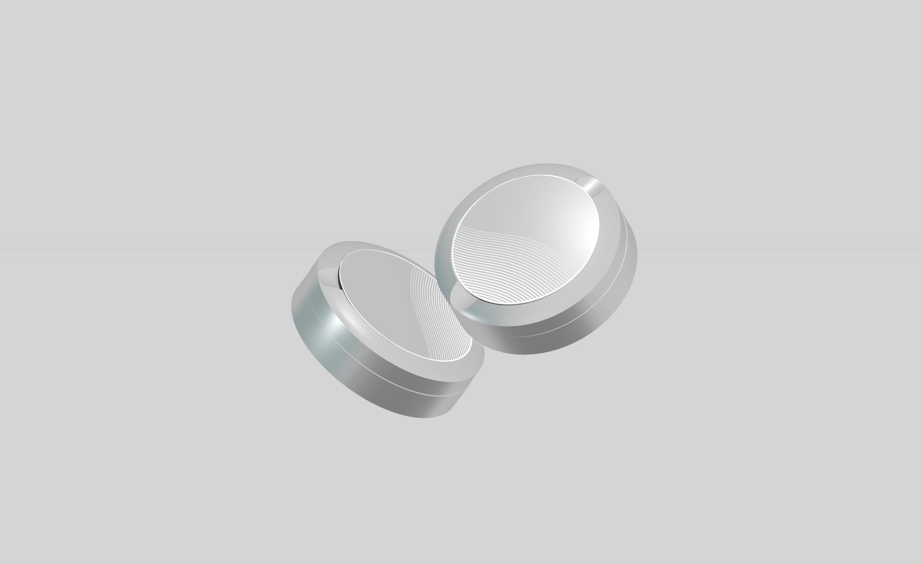Wave NicoTin | Silver Design | Snus Can | Snus Container | Zyn Metal Can | Metal Zyn Container | Zyn Holder | Zyn Can | Metal Snus Can