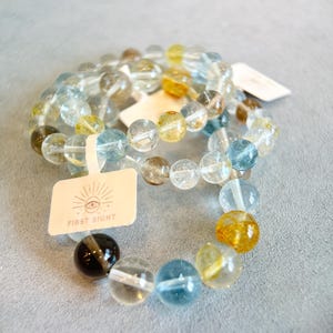 Multicolour Topaz Bracelet, Natural Topaz, Topaz crystal bracelet, spiritual gemstone bracelet, bracelet for abundance, energy bracelets,