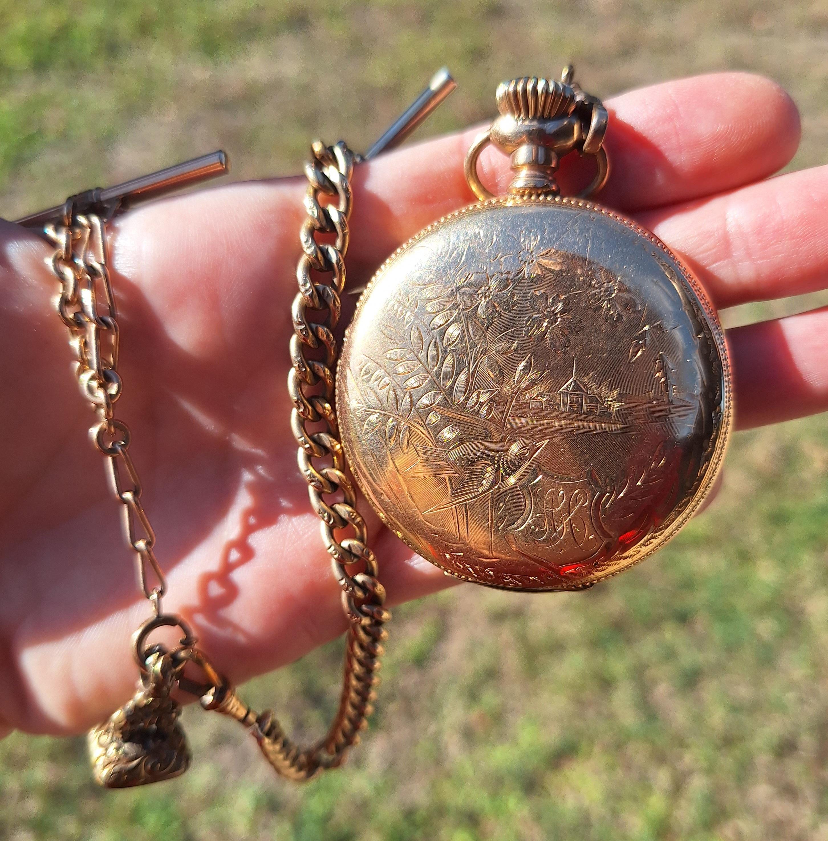 Waltham 1800s watch - Etsy 日本
