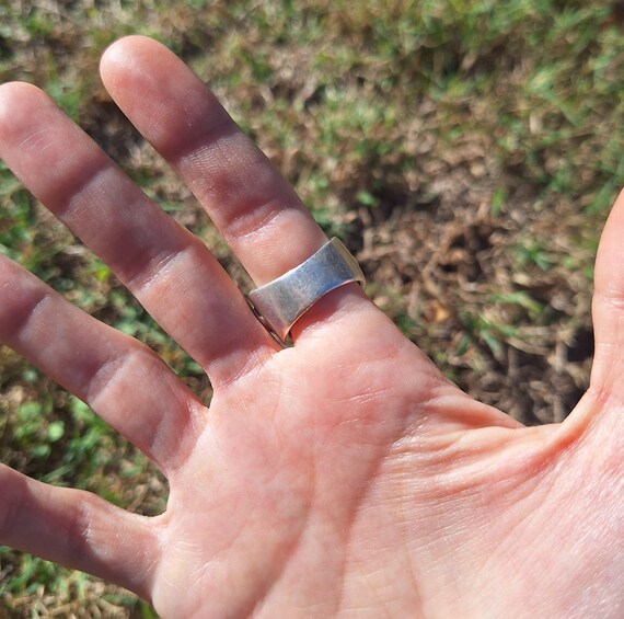 Solid Fine Silver Native American Multi Stone Sta… - image 6