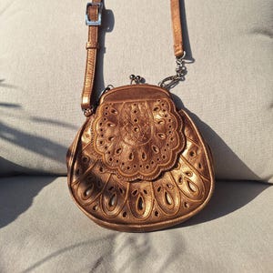 Vintage Brighton Bronze Crossbody, leicht gebraucht