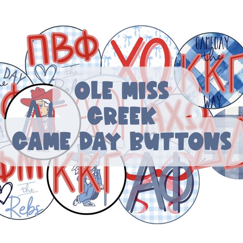 Sorority Buttons - Etsy