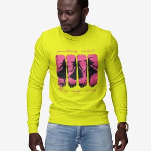 Artistic Crewneck Sweatshirt, Cozy Fashion, Unisex Apparel, Gift for Art Lovers, Casual Wear, Perfect for Fall