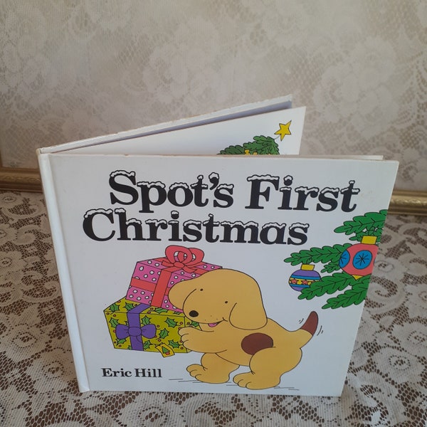 Spot's First Christmas (Lift-the-flap Book) by Eric Hill Hardcover 1983 Hardcover Children's Christmas Book