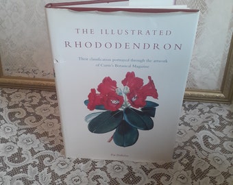 Vintage Horticulture Reference – The Illustrated Rhododendron by Pat Halliday, 2001 Hardcover Botany Guide