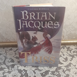 Vintage Redwall book, A Tale from Redwall: Triss by Brian Jacques, 2002 hardcover, children’s fantasy classic