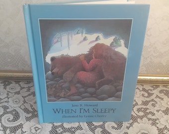 Vintage Children's Bedtime Book: When I'm Sleepy, 1985 Hardcover