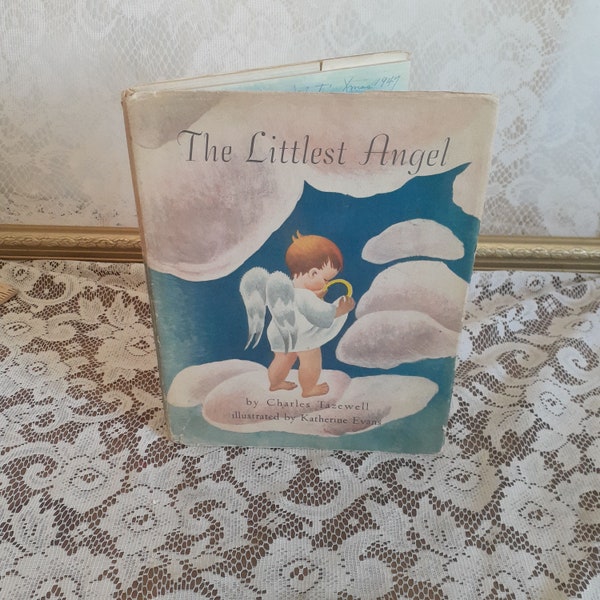 The Littlest Angel by Charles Tazewell, Illustrated by Katherine Evans, Vintage 1946 Hardcover Children's Christmas Book