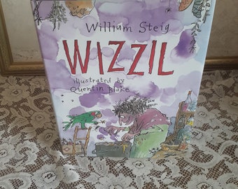 Wizzil by William Steig, illustrated by Quentin Blake Vintage 2000 Hardcover Children's Witch Book