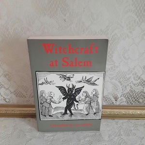 Vintage Salem Witchcraft Book: 1996 History Paperback by Chadwick Hansen