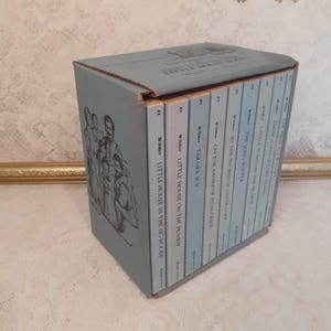 Little House Books Box Set, Complete Laura Ingalls Wilder Vintage 1971 Paperback, Classic Children’s Literature, Collectible Series