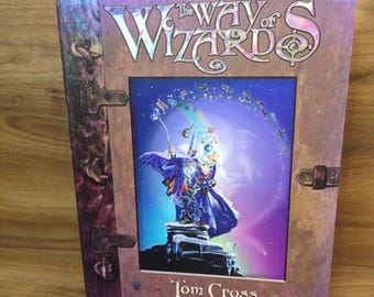 Vintage Fantasy Wizard Book: The Way of Wizards, Hardcover 2001 Edition