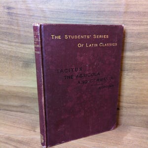 Tacitus Book - Etsy