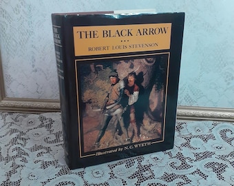 Vintage "The Black Arrow" Book: N.C. Wyeth Illustrations, Hardcover