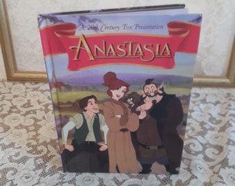 Vintage children’s book, Anastasia – 20th Century Fox Presentation 1997 hardcover, princess movie adaptation, illustrated