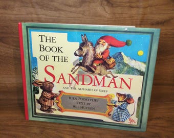 Vintage Illustrated Folklore Book: The Book of the Sandman, 1988 Hardcover