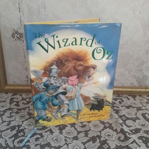 Vintage Wizard of Oz Book: 1991 Hardcover, Charles Santore Illustrations
