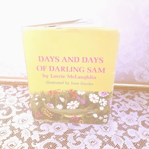 Vintage kids book, Days and Days of Darling Sam, Lorrie McLaughlin 1968, Abingdon hardcover, illustrated adventure
