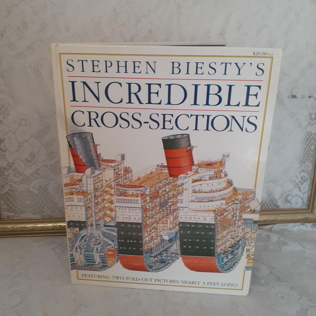 Vintage Children's Book, Stephen Biesty's Incredible Cross Sections ...